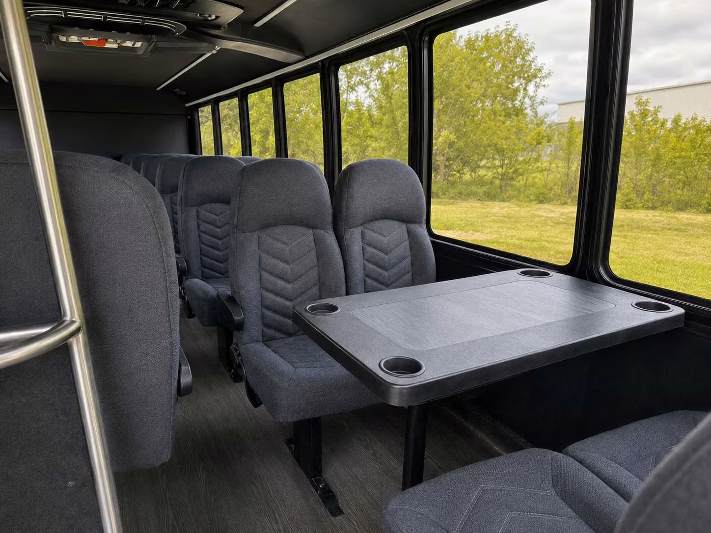 20 passenger minibus inside