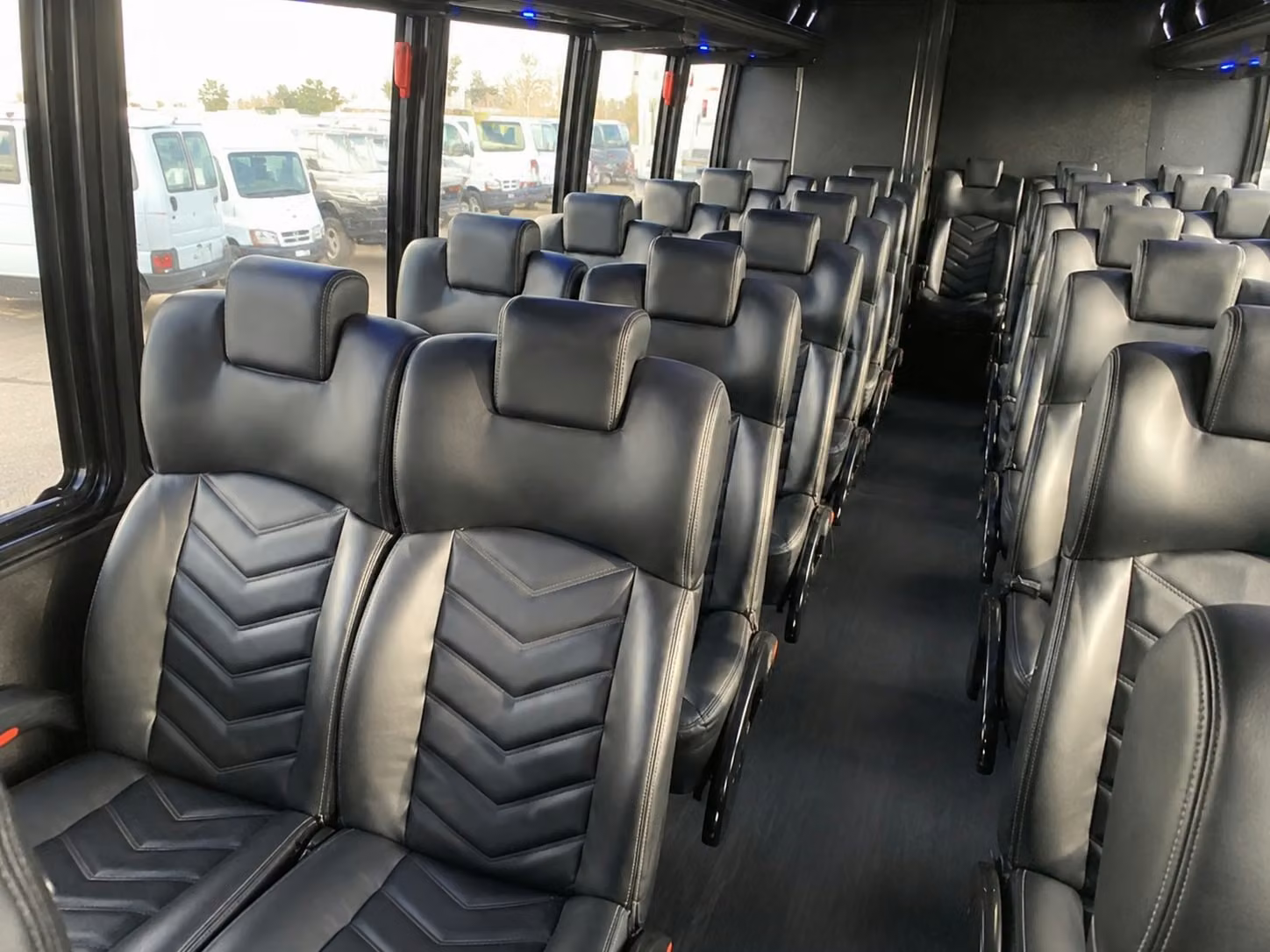 20 passenger minibus interior