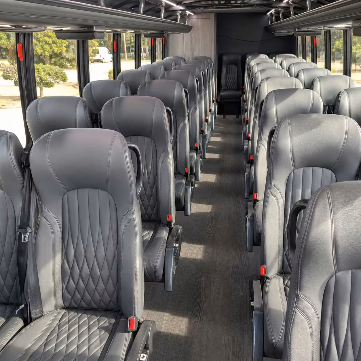 25 passenger minibus inside