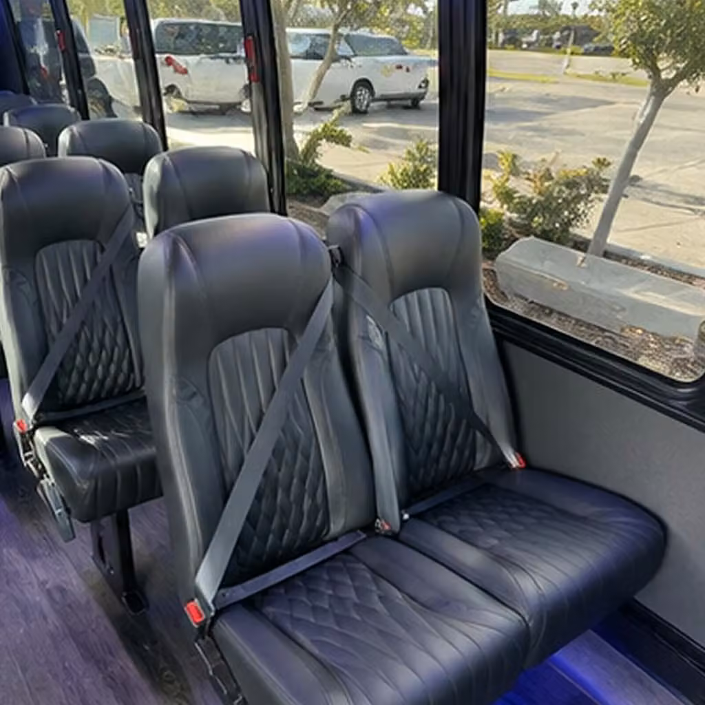25 passenger minibus interior