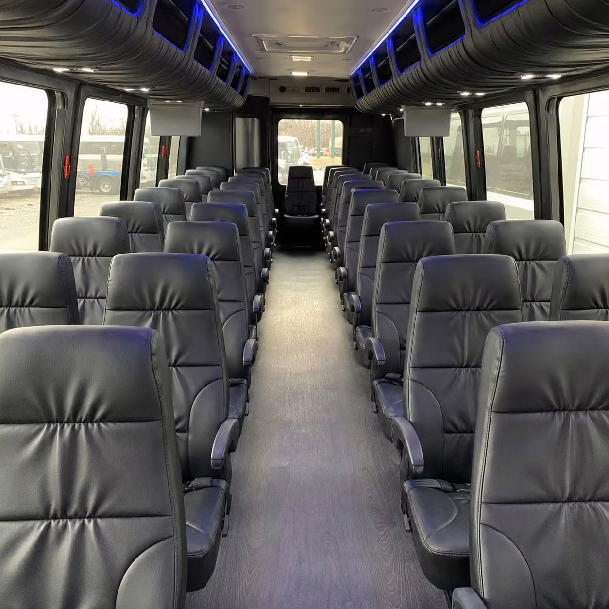 30 passenger minibus interior