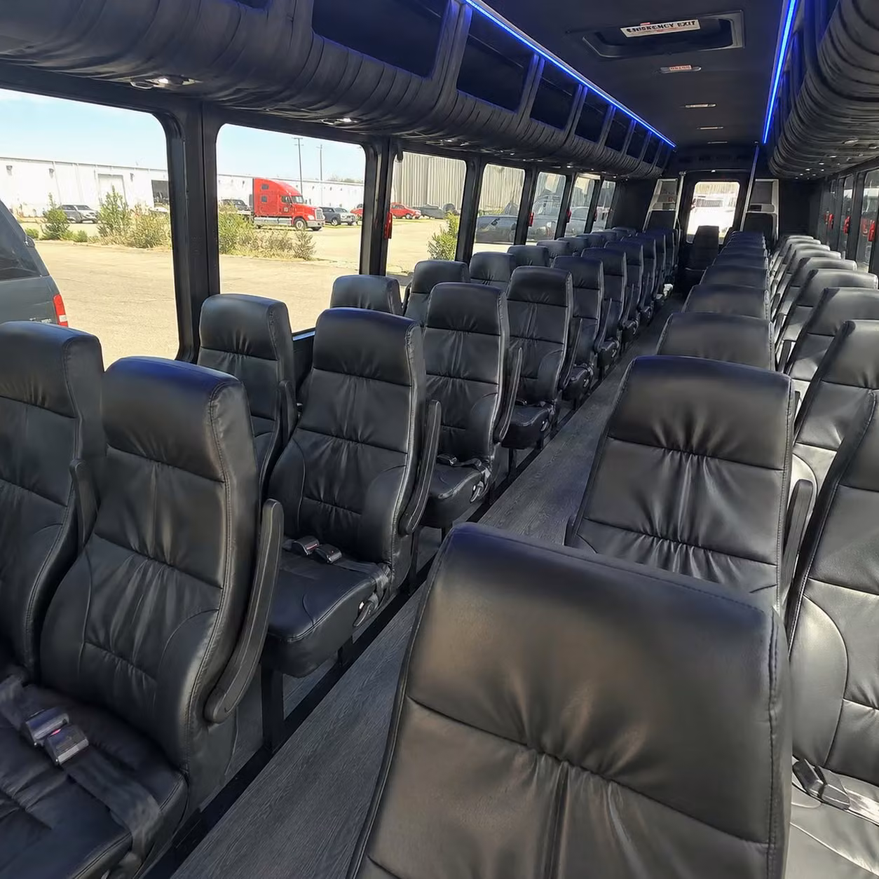 35 passenger minibus inside