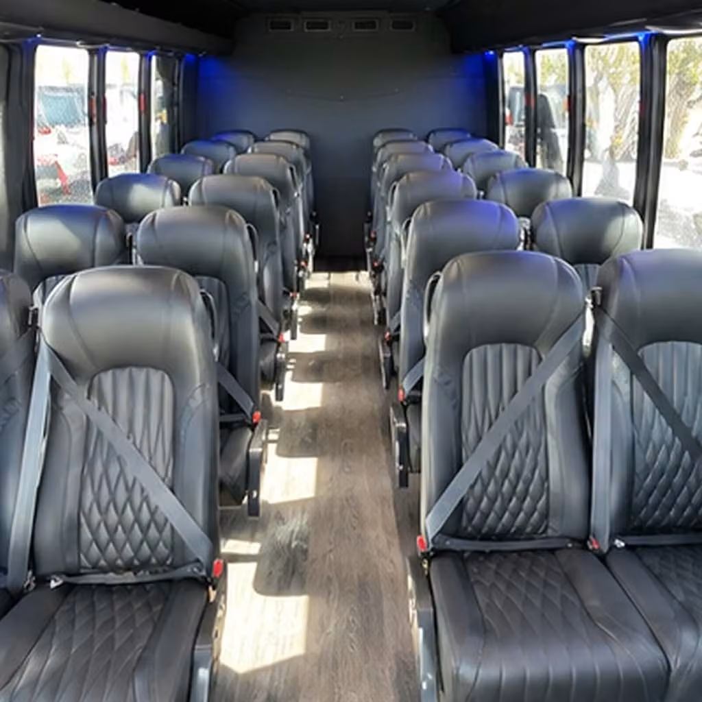 35 passenger minibus interior