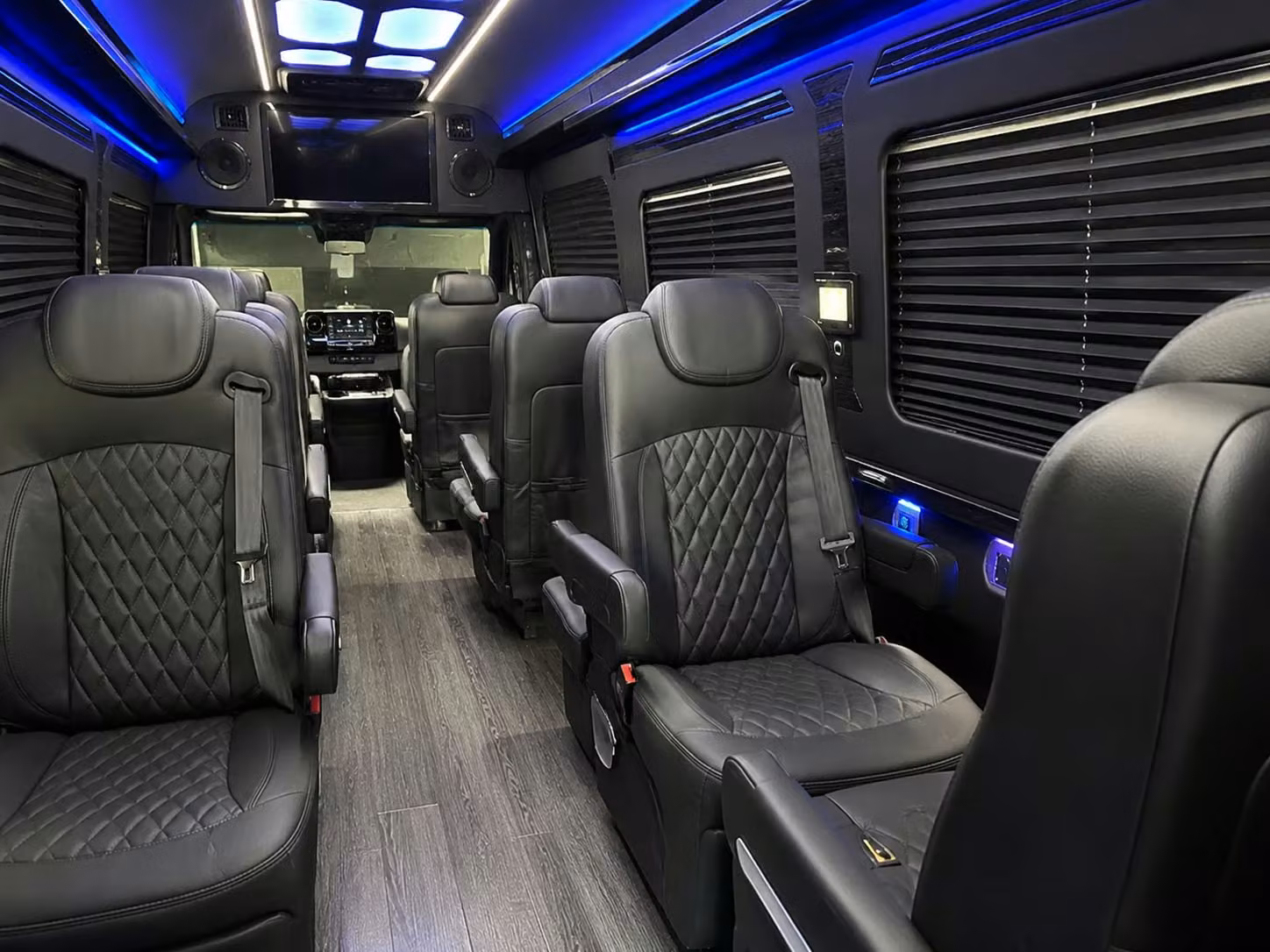 sprinter van with driver interior